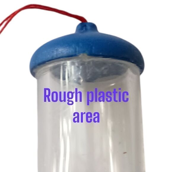 Wooden Lighthouse Christmas Ornament Blue White Midwest Cannon Falls Coastal - Picture 3 of 16